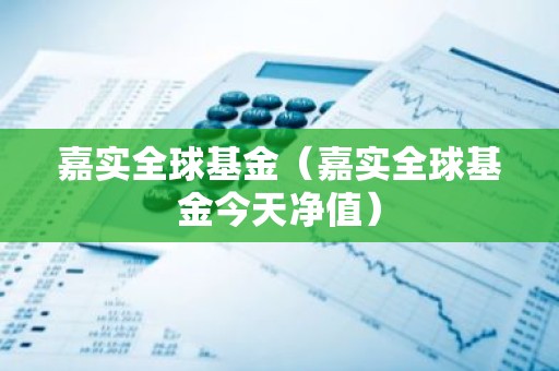稳健与增长的结合 嘉实全球基金投资管理人深度剖析